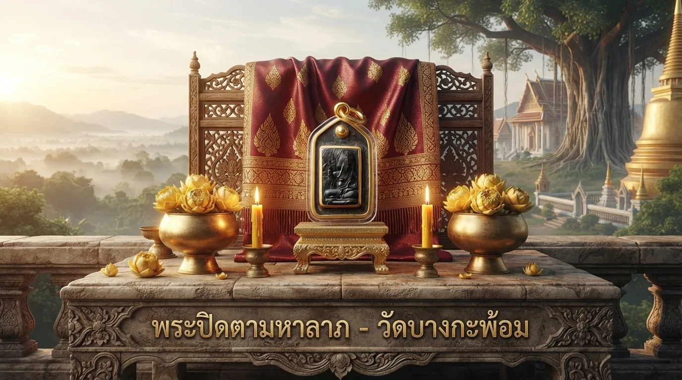 Thai Buddhist amulets worn as pendants representing faith, tradition and cultural heritage
