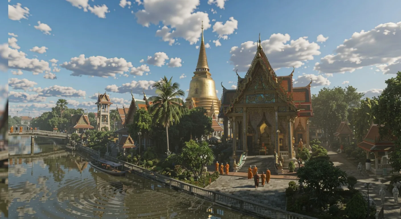 Wat Bang Phra temple in Nakhon Pathom, Thailand, associated with Luang Pho Poen and Sak Yant