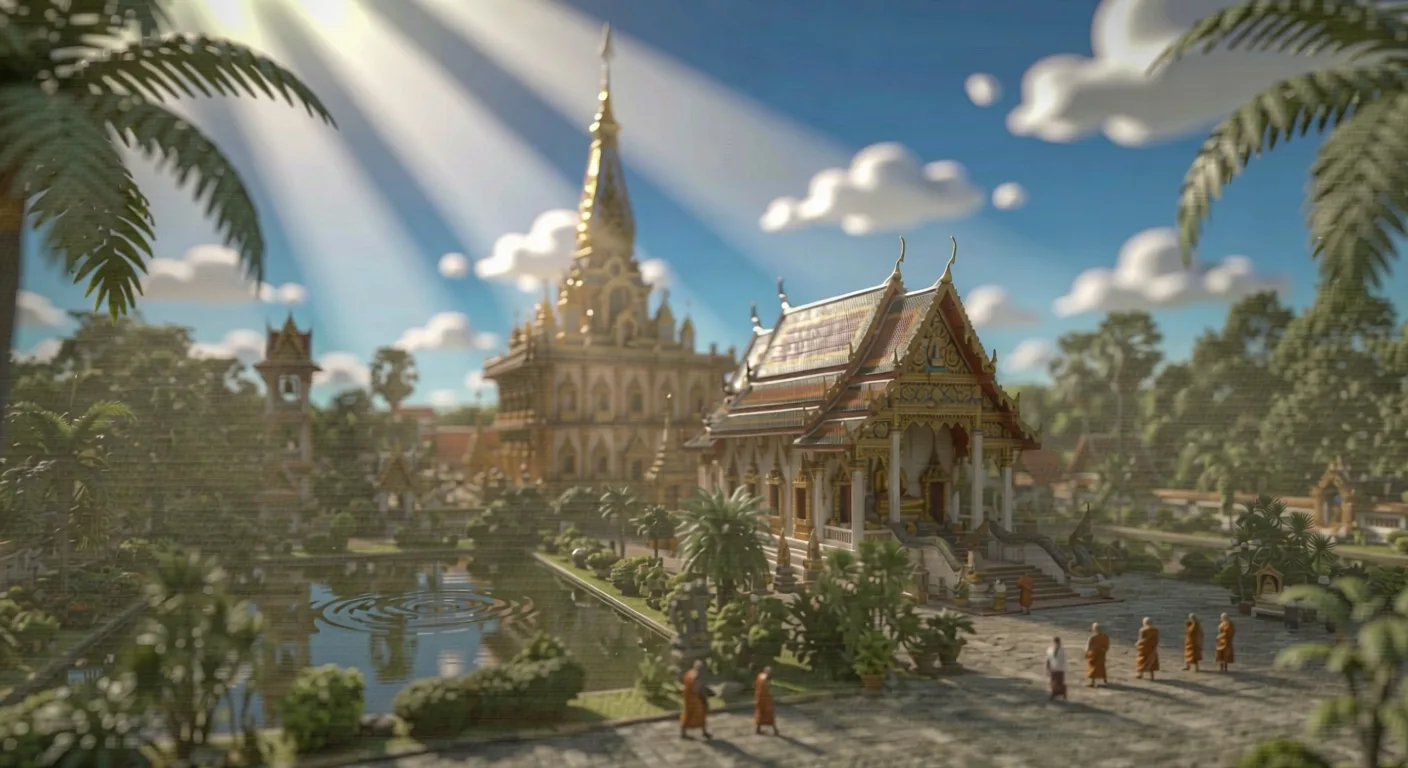 Wat Chang Hai Rat Buranaram temple in Pattani, Thailand, associated with Luang Pu Thuat